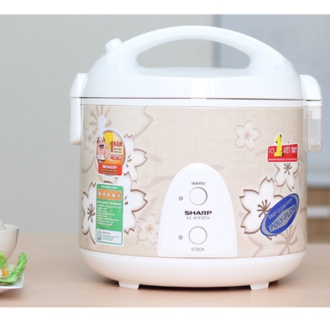 Nồi cơm điện Sharp 1.8 lít KS-N191ETV Hàng trưng bày - sx thailan