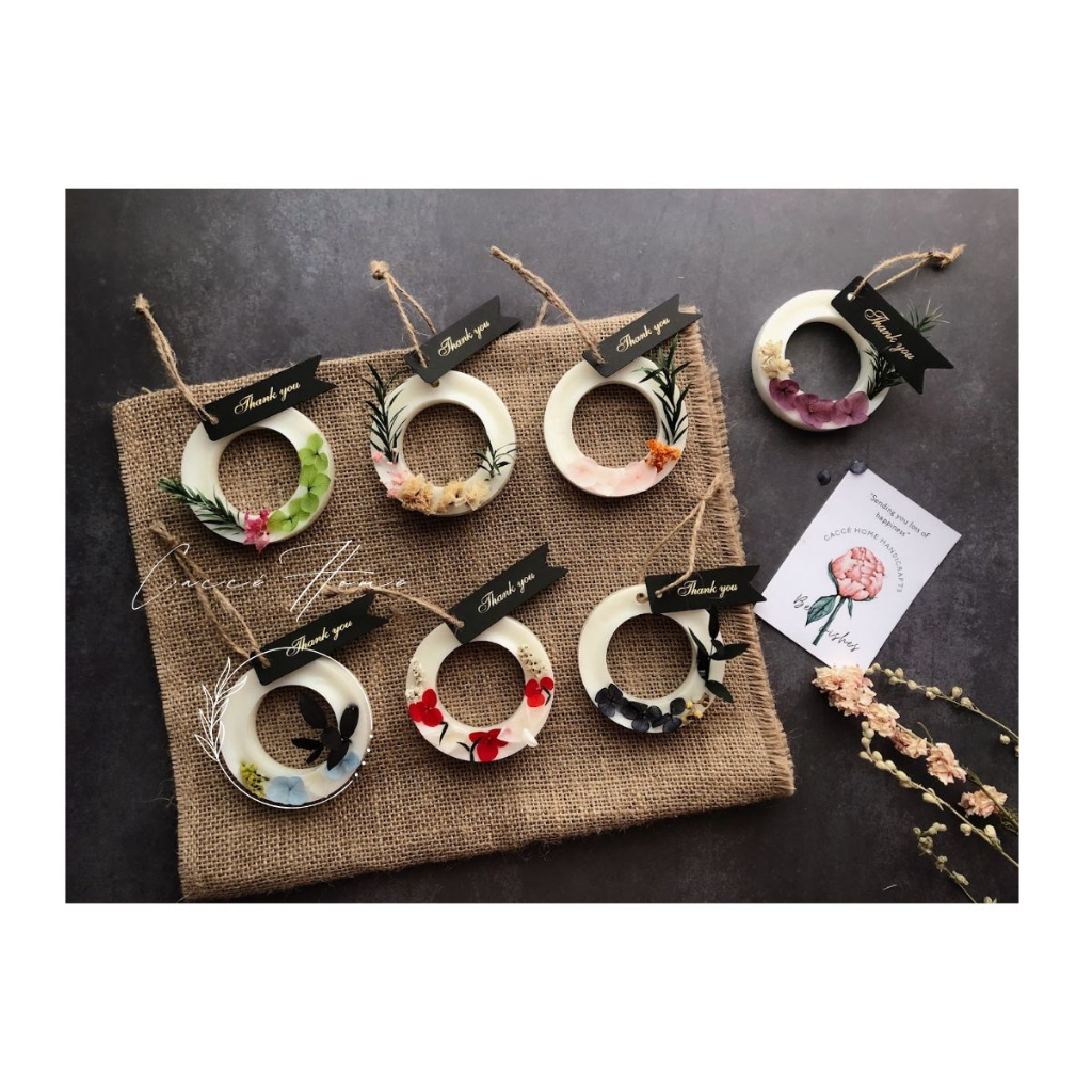 Sáp thơm trang trí giáng sinh, sáp thơm thiên nhiên handmade treo tủ, quà cưới tặng khách sự kiện Quận 7