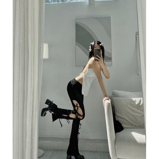 Quần loe cut out cột dây hàng thiết kế cao cấp siêu đẹp
