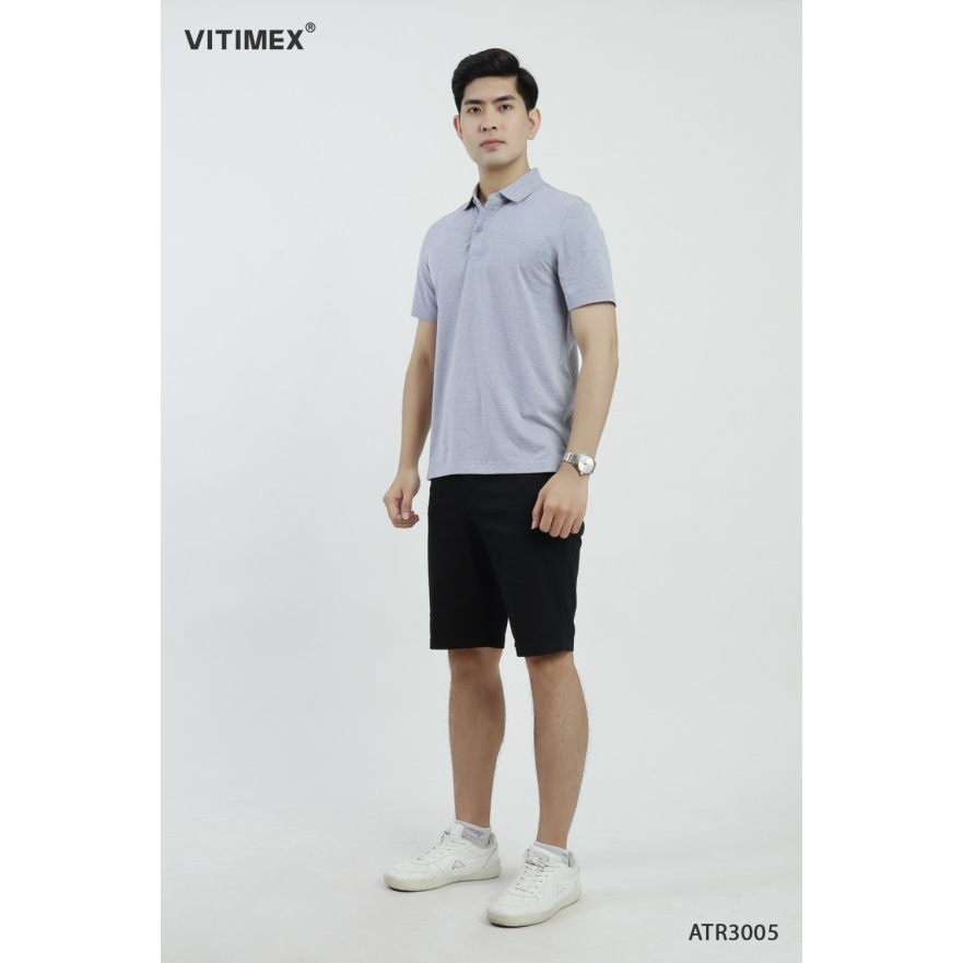Áo thun nam Polo VITIMEX sợi Tre mềm mượt thoáng khí ATR3005