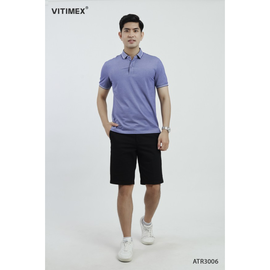 Áo thun nam Polo VITIMEX sợi Tre mềm mượt thoáng khí ATR3006