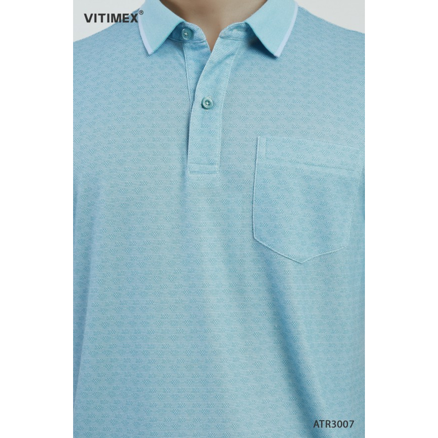 Áo thun nam Polo VITIMEX sợi Tre mềm mượt thoáng khí ATR3007