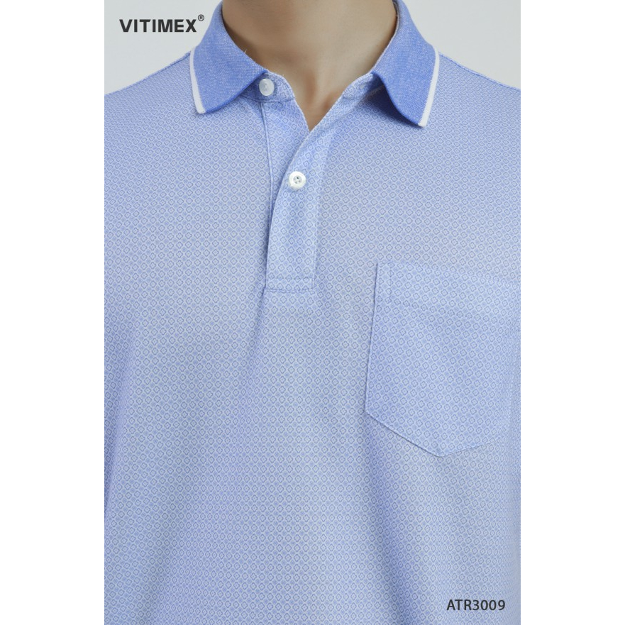 Áo thun nam Polo VITIMEX sợi Tre mềm mượt thoáng khí ATR3009