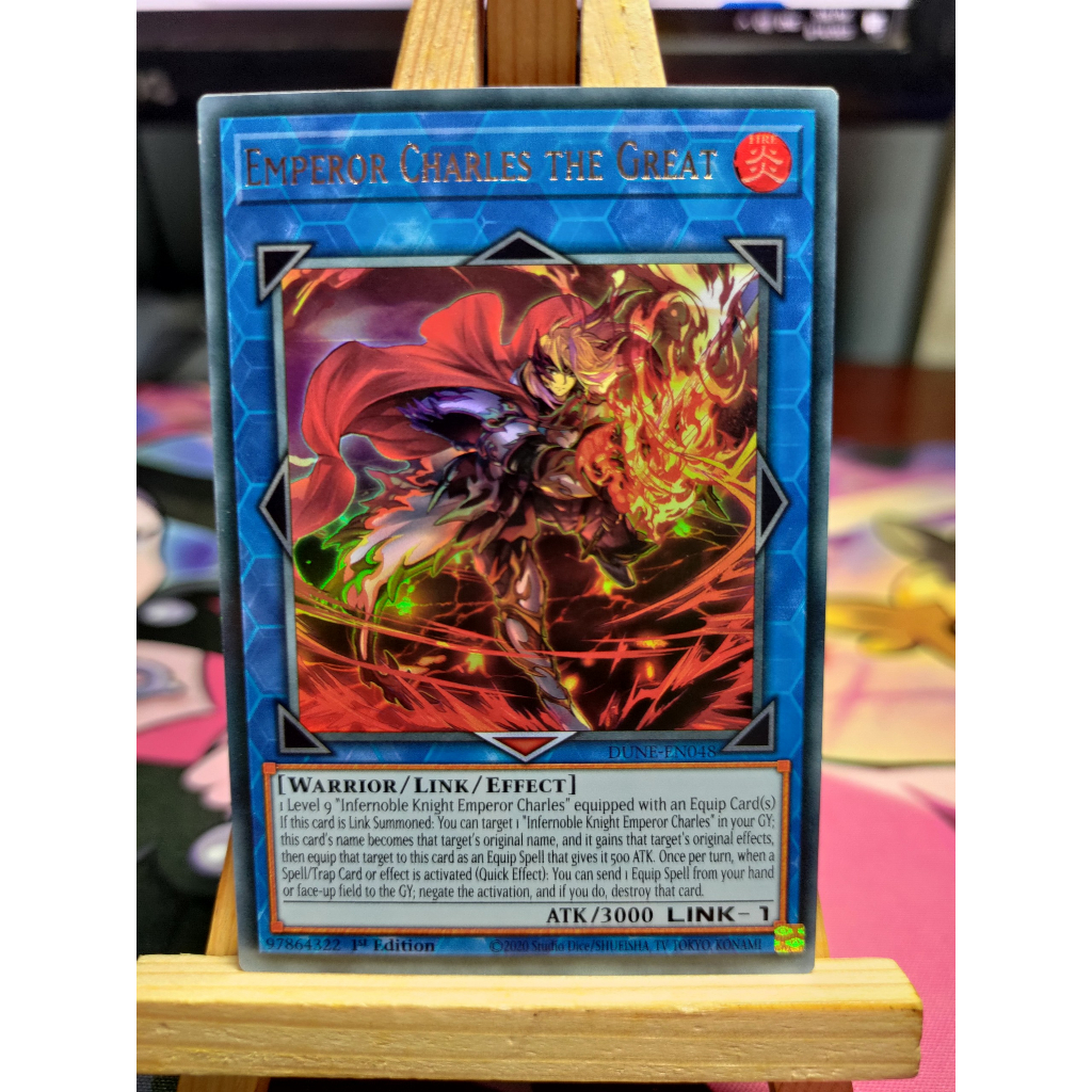 Thẻ bài Emperor Charles the Great - DUNE-EN048 - Ultra Rare 1st Edition