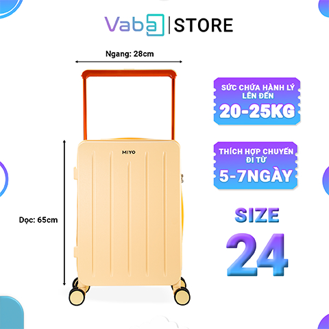 Vali kéo Vaba Querencia size 24 bền đẹp