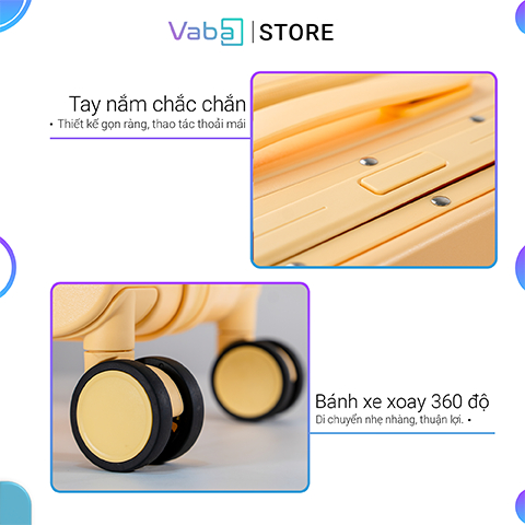 Vali kéo Vaba Querencia size 24 bền đẹp