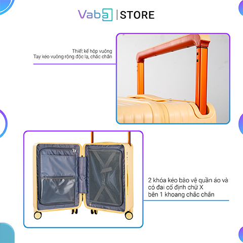 Vali kéo Vaba Querencia size 24 bền đẹp