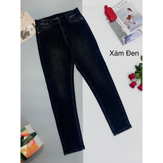 Quần Jean Skinny Nữ Lưng Cao Tôn Dáng Form Ôm Jeans Bigsize
