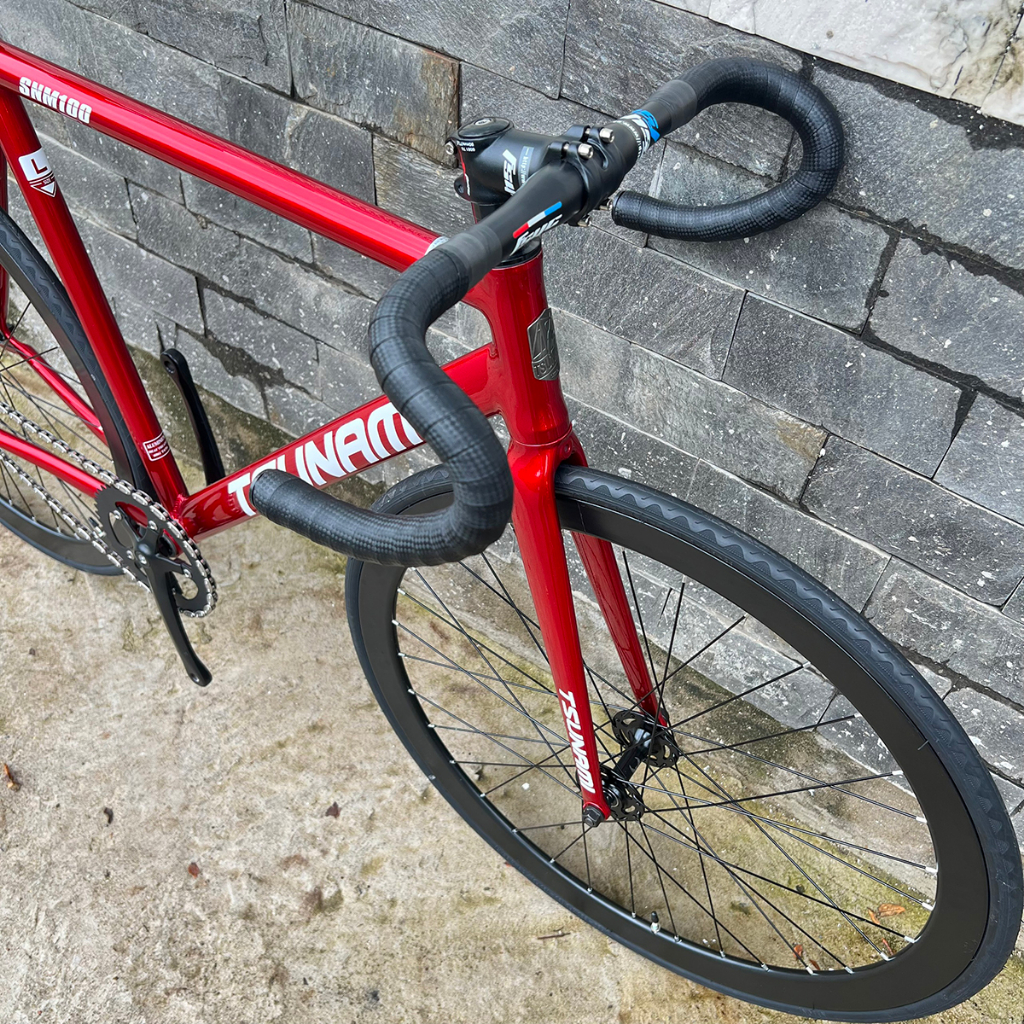 Xe đạp fixed gear TSUNAMI SNM100 cơ bản - Màu đỏ