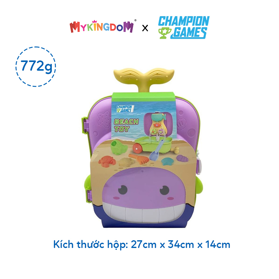 Đồ Chơi CHAMPION GAMES Vali Đi Biển Cho Bé Gái CPG23025