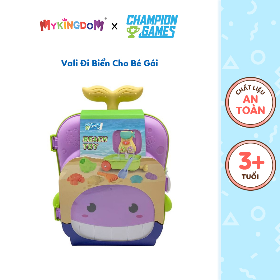 Đồ Chơi CHAMPION GAMES Vali Đi Biển Cho Bé Gái CPG23025