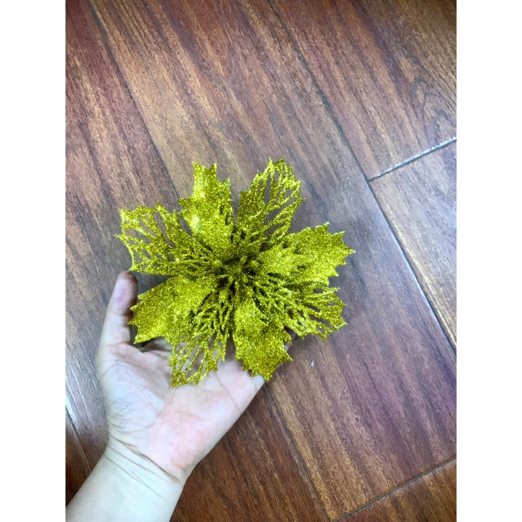 Hoa kép trạng nguyên kim tuyến trang trí cây thông, tháp oản tài lộc, trang trí đồ handmade