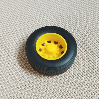 Lẻ 1 Bánh xe cao su loại tốt lỗ trục 3mm đường kính 42mm dành để chế tạo đồ chơi