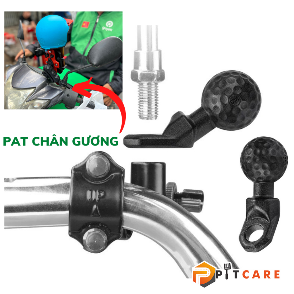 Ốc Bắt Chân Gương Osopro 8mm 10mm Dùng Cho Ngàm Kẹp Osopro