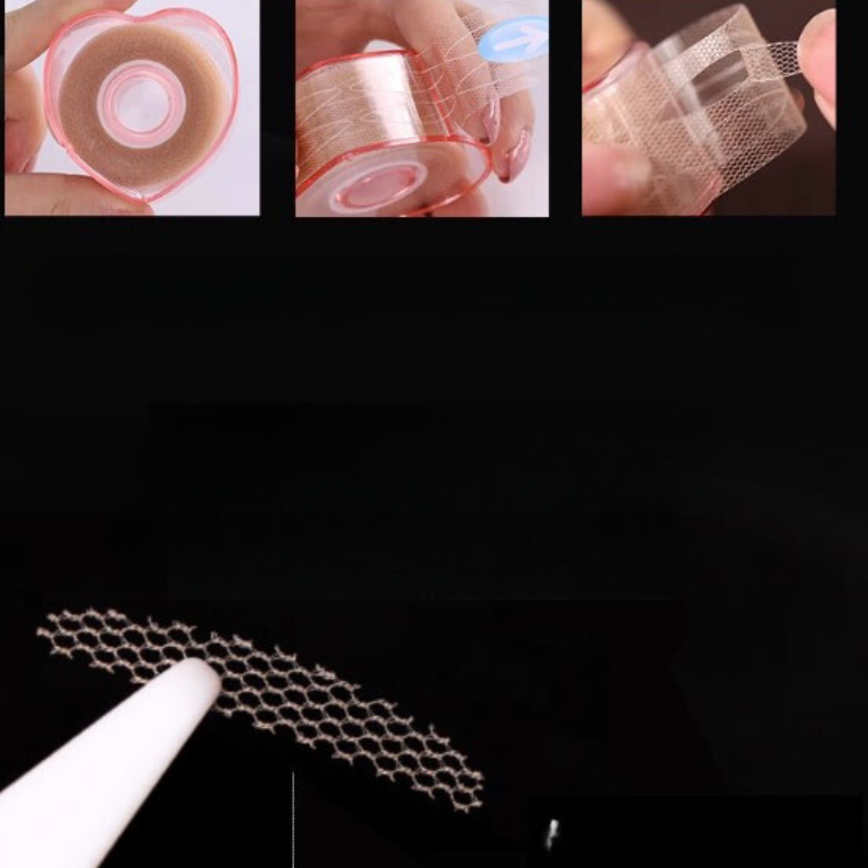 Kích mí, Set 4 món kích mí cuộn kèm keo dán chuyên nghiệp cho mắt sụp, mắt một mí, có hơn 200 miếng/ cuộn