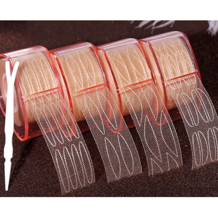 Kích mí, Set 4 món kích mí cuộn kèm keo dán chuyên nghiệp cho mắt sụp, mắt một mí, có hơn 200 miếng/ cuộn