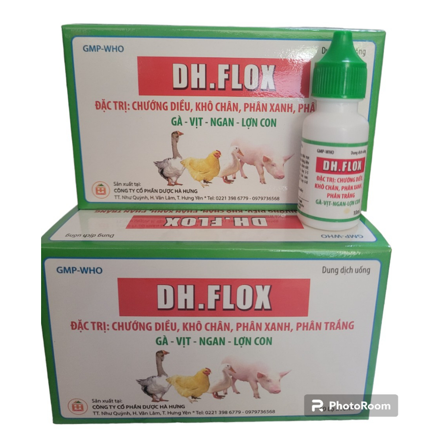 DH. Flox 10ml dùng trong chăn nuôi