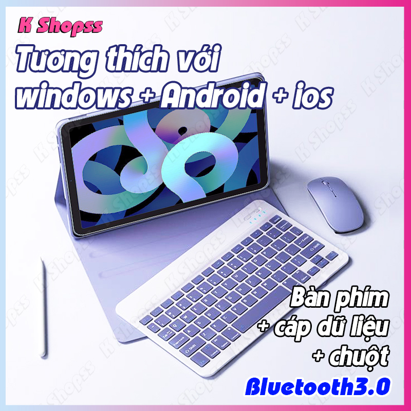 Bàn Phím Bluetooth3.0 Kết Nối Mạnh Mẽ Bàn Phím Không Dây bàn phím chuột không dây bộ bàn phím chuột không dây