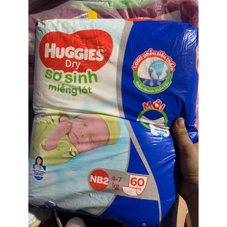 Thanh lý bạc màu tã lót huggies newborn 2 60 date 2025 bạc màu xấu