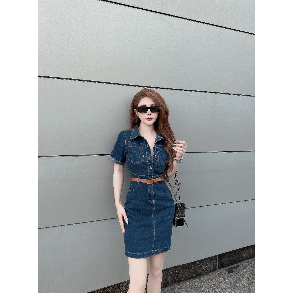 VÁY BÒ / ĐẦM JEAN NỮ MÃ M2 HÀNG QC CAO CẤP