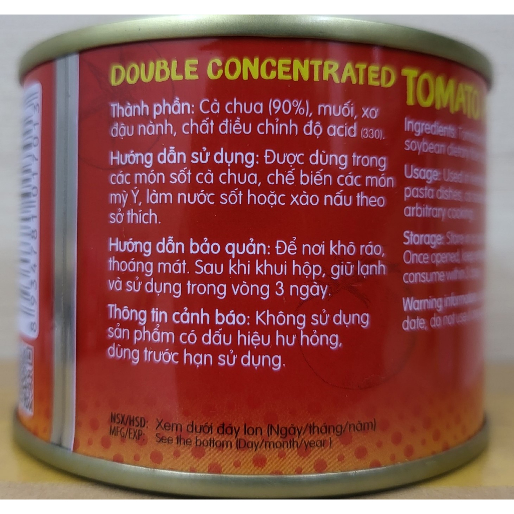 ÔNG CHÀ VÀ  CÀ CHUA CÔ ĐẶC  Double Concentrated Tomato Paste