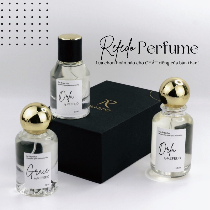 Nước Hoa Nữ Thơm Lâu REFEDO 50ML, Tinh Dầu Nước Hoa Cho Nữ Thơm Lưu Hương Lâu Ngọt Nhẹ Nhàng Quyến Rũ