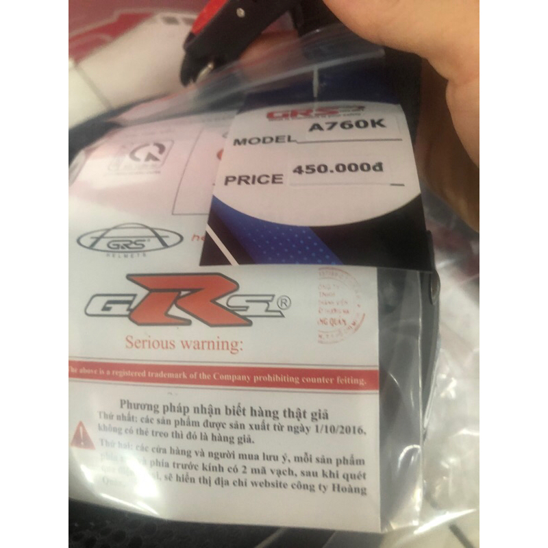 Mũ bảo hiểm nửa đầu GRS A760k