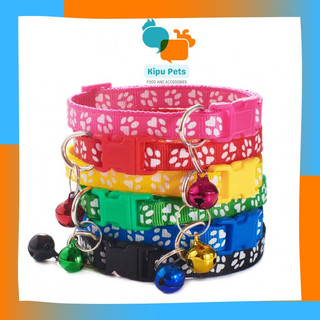  Dây Cổ Lục Lạc Cho Thú Cưng - Vòng Cổ Dấu Chân Cho Chó Mèo - Kipu Pets 