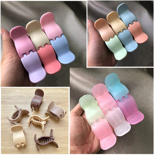 Combo 12 Kẹp Càng Cua Tóc Trơn - 5răng - 3 răng .