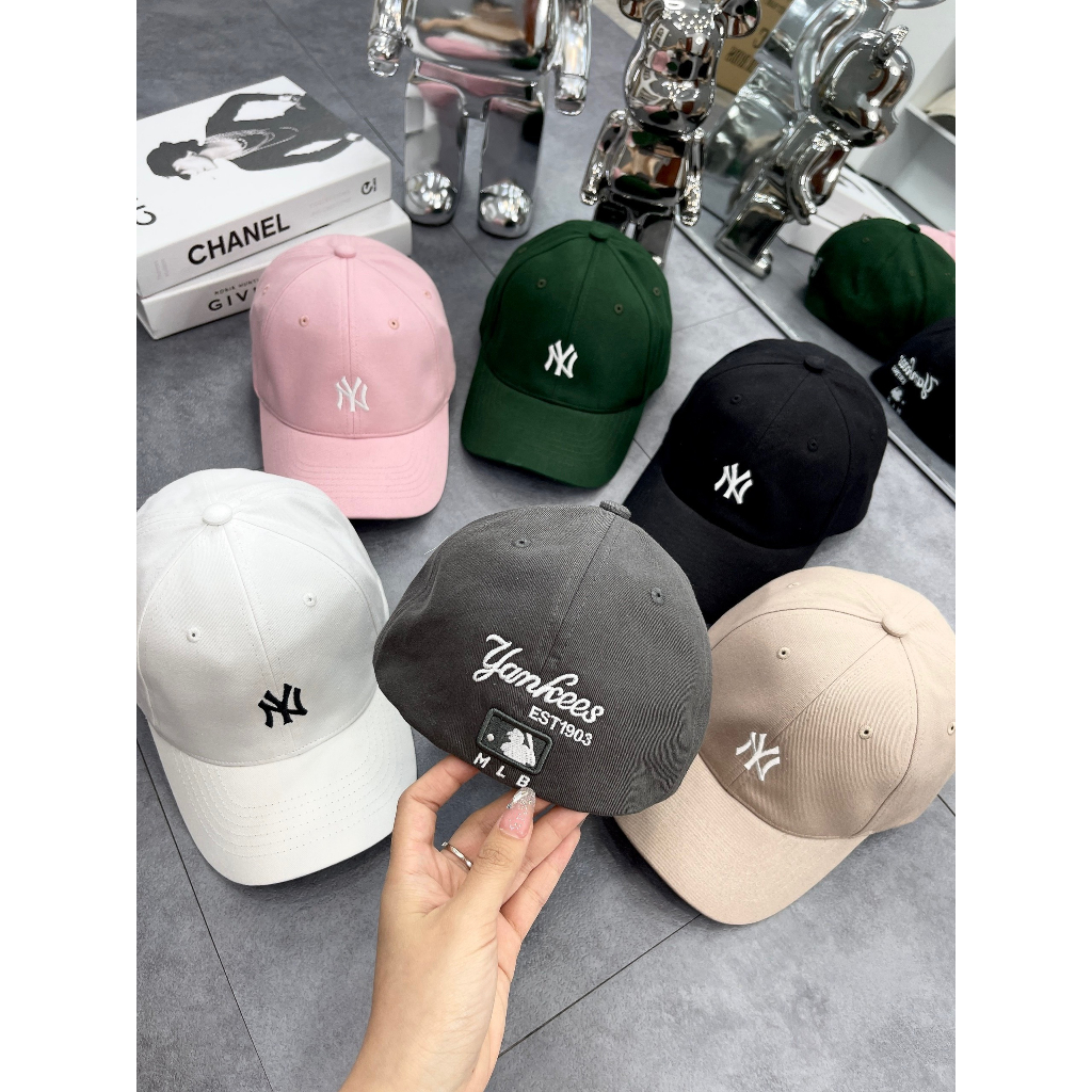 Mũ Lưỡi Trai Unisex - Nón Kết Thêu logo M.L.B Phong Cách Trẻ Trung Mẫu Mới Hot Trend 2023