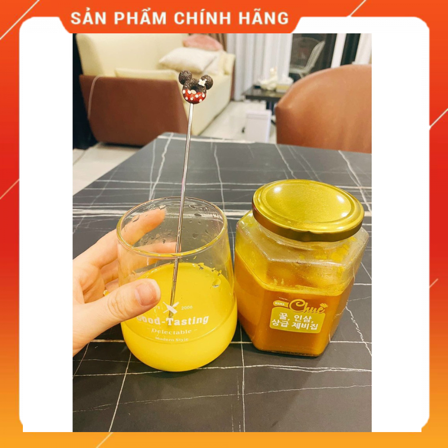 Sâm Nghệ Mật Ong Mamachue Hàn Quốc hũ to 500ml tặng hũ bé 200ml