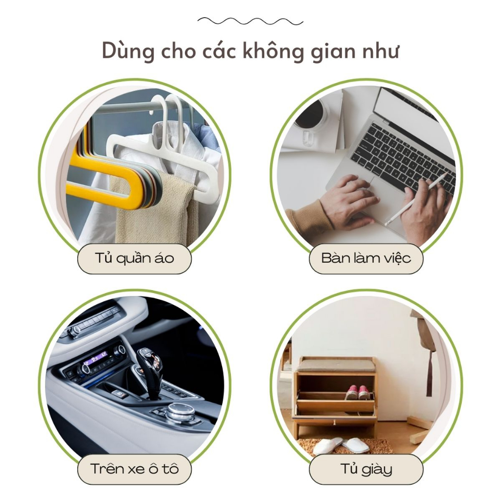 Khuếch tán tinh dầu bằng gỗ hình tròn Idyllic - Tiện lợi, an toàn giúp thơm phòng, đuổi muỗi, thơm ô tô