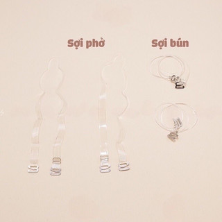 Dây áo con trong suốt