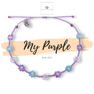 [Whiteline] Vòng tay My Purple Daisy (có size vòng Chân)