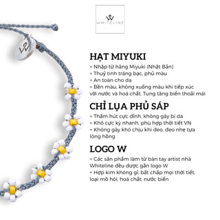 [Whiteline] Vòng tay Daisy Smokey (có size vòng Chân)
