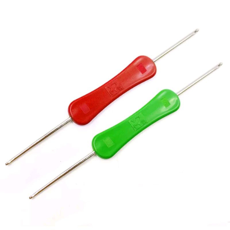 💮 1 Cây Kim Móc Len 2 Đầu Cán Nhựa 💮