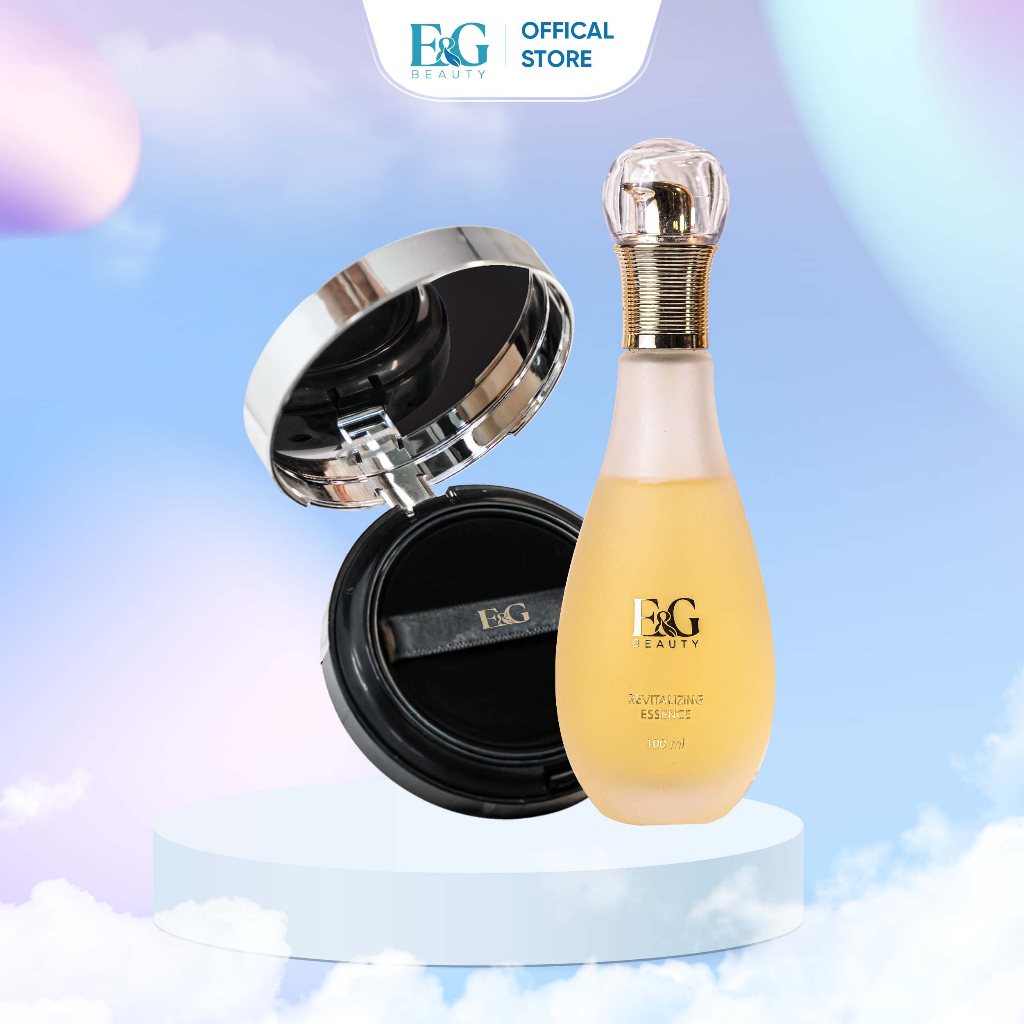 Bộ phấn nước kiềm dầu Original Perfect Cover lâu trôi và  tinh chất phục hồi Revitalizing Essence - E&G beauty