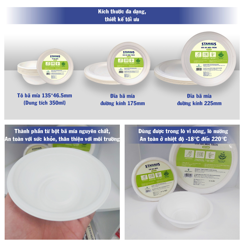 Tô bã mía Stahaus 350ml