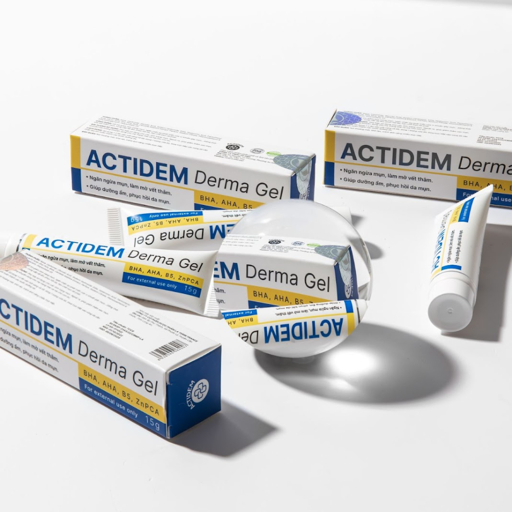 Gel Giảm Mụn Actidem Derma Gel Làm Mờ Thâm Và Ngăn Ngừa Mụn Tái Phát