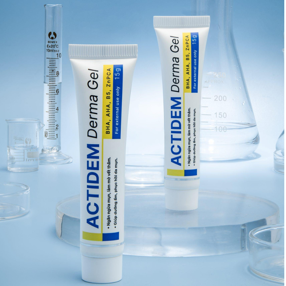 Gel Giảm Mụn Actidem Derma Gel Làm Mờ Thâm Và Ngăn Ngừa Mụn Tái Phát