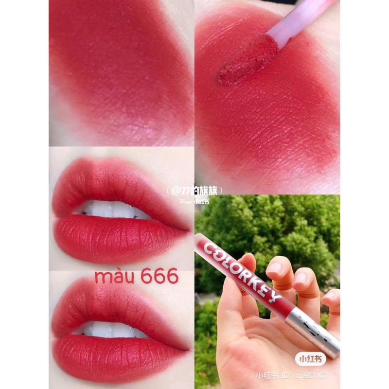 Son kem COLORKEY lâu trôi trang điểm màu tươi sáng