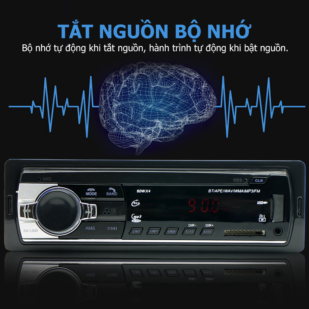 Máy nghe nhạc mp3 12 V,Đầu Mp3 Xe Tải Cao Cấp Jsd-520 Bluetooth-Đài Fm,bluetooth Cho Xe Hơi,FM Radio USB / SD / AUX-IN