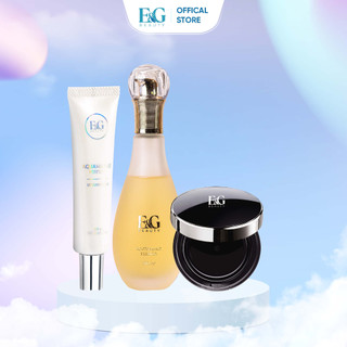Combo Phục Hồi, Tái Tạo Da, Che Khuyết Điểm và Bảo Vệ Da Toàn Diện E&G (KCN + Tinh chất + Cushion)