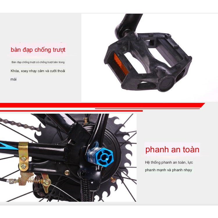 Xe đạp địa hình cho bé trai 22 inch cho  bé từ 9-15 tuổi