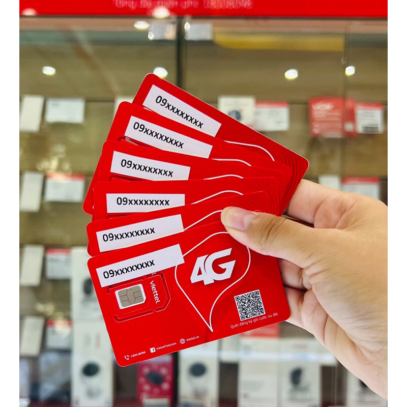 Sim Viettel 4G giá Thanh lý mua cho hoc sinh, sinh viên