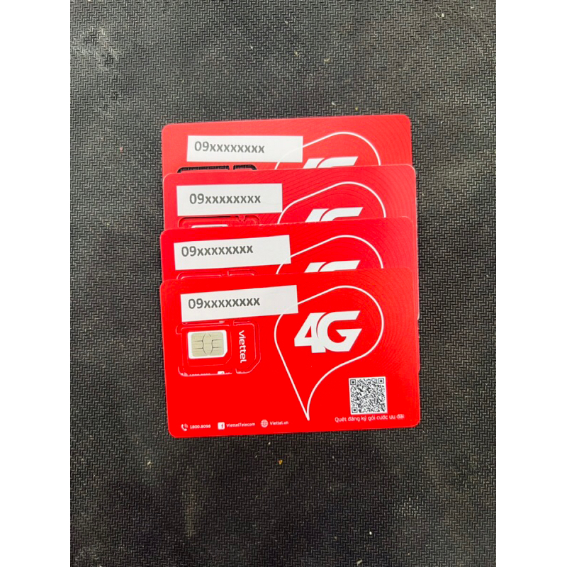 Sim Viettel 4G giá Thanh lý mua cho hoc sinh, sinh viên