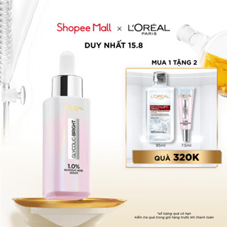 Serum dưỡng sáng mờ thâm nám L'Oreal Paris Glycolic Bright 1.0% Glycolic Acid (AHA) 30ml