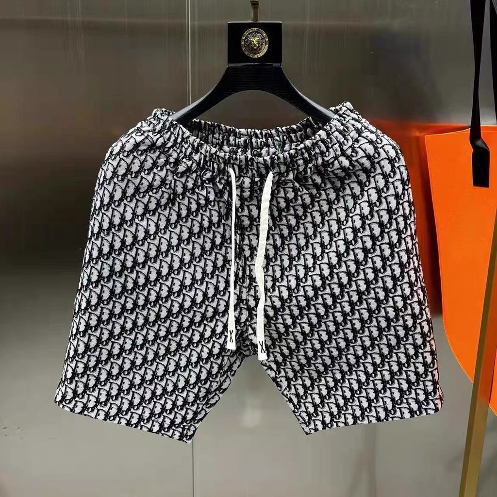 Quần đùi nam lv,dior vải dệt quần short nam