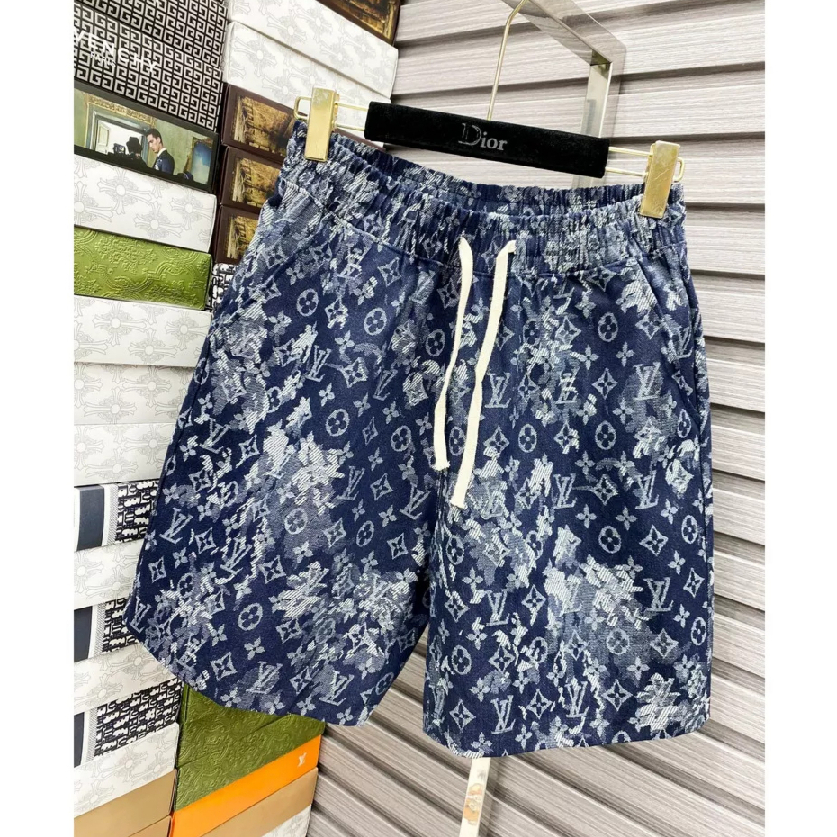 Quần đùi nam lv,dior vải dệt quần short nam
