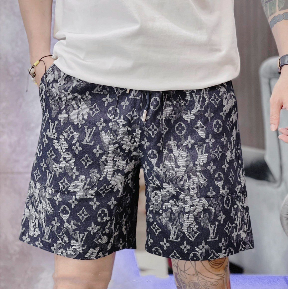 Quần đùi nam lv,dior vải dệt quần short nam